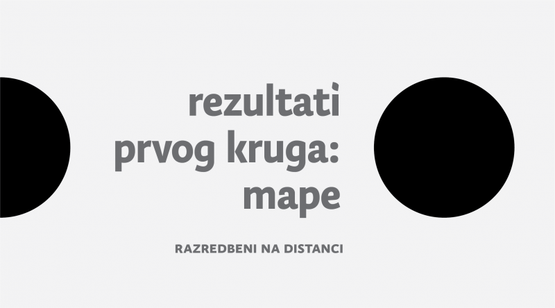 Razredbeni postupak - rezultati prvog kruga