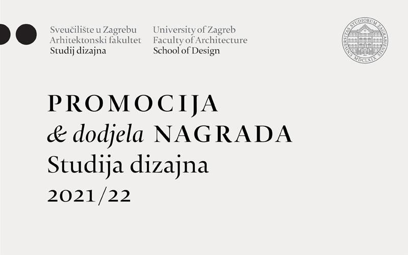 Promocija prvostupnika i magistara dizajna & dodjela nagrada Studija dizajna