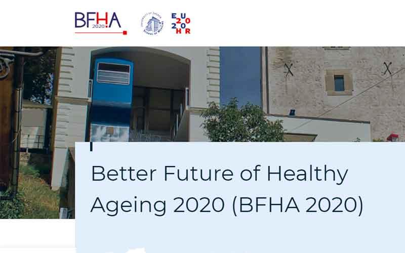Sanja Bencetić i Ivana Fabrio na konferenciji Better Future for Healthy Ageing 2020