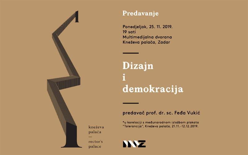 Dizajn i demokracija – predavanje Fedje Vukića