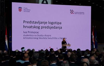 Predstavljen službeni vizualni identitet predsjedanja RH Vijećem EU 2020. autorice studentice Ive Primorac i njenog tima sa Studija dizajna